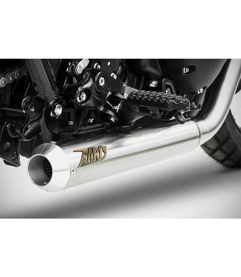 Scarico per Triumph Street Twin dal 2016 - 2 in 1 Completo - Zard - cafetwin