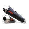 Scarico Slip-On Tromb Carbon per Scrambler 400 X - cafetwin