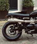 Sella Slim Biposto per Triumph dal 2001 al 2015 - Nera - cafetwin