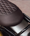 Sella Slim per Interceptor / Continental GT 650 a Rombi Marrone - Cafe Twin - cafetwin