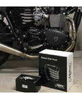 Fianchetti Laterali 'Ribbed' Triumph T120 Neri