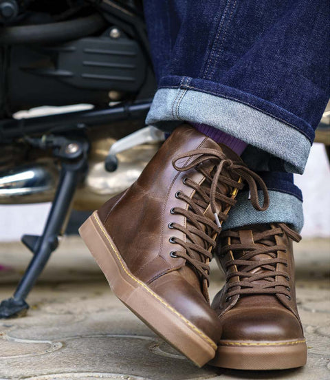 Sneaker Moto ESC Mocha - Trip Machine - cafetwin