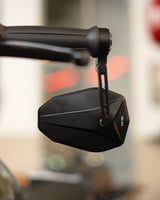 ECE Approved "SHIELD" Bar End Mirror - 100mm - Cafe Twin - cafetwin
