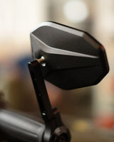 ECE Approved "SHIELD" Bar End Mirror - 100mm - Cafe Twin - cafetwin