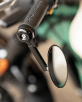 ECE-Approved 'SLIM' Bar End Mirror - 100mm - Cafe Twin - cafetwin