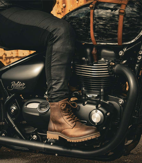 Stivali Moto Donna Trip Machine Hellcat Mocha - cafetwin