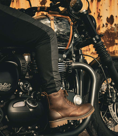 Stivali Moto Donna Trip Machine Hellcat Mocha - cafetwin