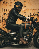 Damenstiefel Moto Trip Machine Hellcat Mocha - cafetwin