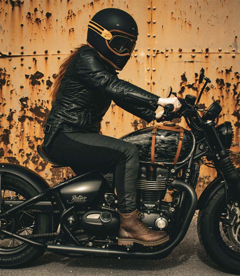 Stivali Moto Donna Trip Machine Hellcat Mocha - cafetwin