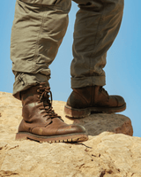 Motorcycle Boots Mocha 'Brute' Trip Machine - cafetwin