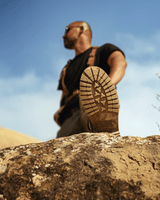 Motorcycle Boots Mocha 'Brute' Trip Machine - cafetwin