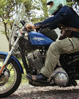 Black 'Brute' Motorcycle Boots Trip Machine - cafetwin