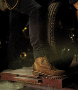 Stivali Moto Vintage Tobacco Moc - Toe Trip Machine - cafetwin