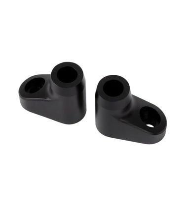 Turn Signal Mounts 8 mm Black Fronts for Triumph 400 - cafetwin