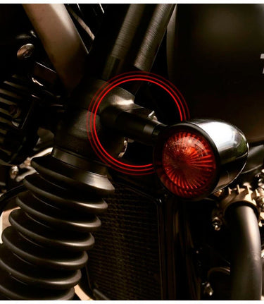 Supports de Clignotants Avant pour Triumph Noirs - 10 mm - cafetwin