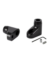 8 mm Black Rear Indicator Mounts for Triumph 400 - cafetwin