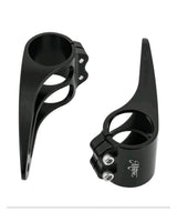 Support de phare noir pour fourches de 41 mm - cafetwin