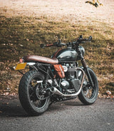 Black Headlight Bracket for 41 mm Forks - cafetwin