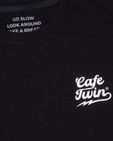 T-Shirt Cafe Twin Lightning Nera - cafetwin
