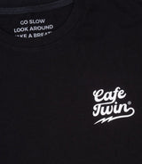 T-Shirt Cafe Twin Lightning Nera - cafetwin