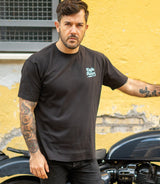 T-Shirt Cafe Twin Lightning Nera - cafetwin