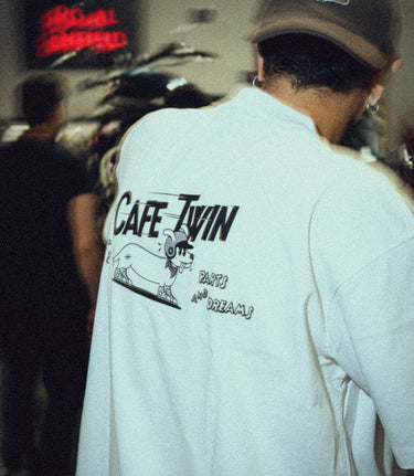 T-Shirt Cafe Twin Parts and Dreams - cafetwin