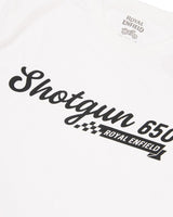 Royal Enfield "ShotGun 650" White T-Shirt - cafetwin