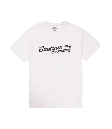 T-Shirt Royal Enfield "ShotGun 650" White - cafetwin