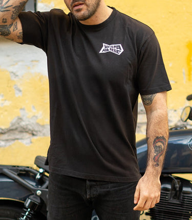 T-Shirt Unavoltalmese Nera - cafetwin