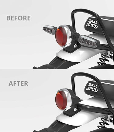 Caps Tail Light Bear 650 – Original Indicator Hole Covers - cafetwin