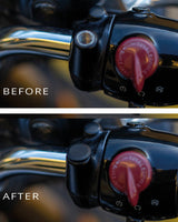 Universal Motorcycle Mirror Hole Plugs in Black CNC Aluminium – Cafe Twin - cafetwin