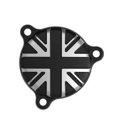 Sump Plug "Union Jack" Oil Filter for Royal Enfield 350cc - Cafe Twin - cafetwin