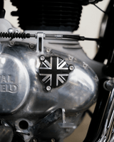 Tapón de cárter del filtro de aceite "Union Jack" para Royal Enfield 350cc - Cafe Twin - cafetwin