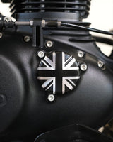 Tapón de cárter del filtro de aceite "Union Jack" para Royal Enfield 350cc - Cafe Twin - cafetwin