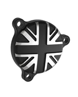 Tapón de cárter del filtro de aceite "Union Jack" para Royal Enfield 350cc - Cafe Twin - cafetwin