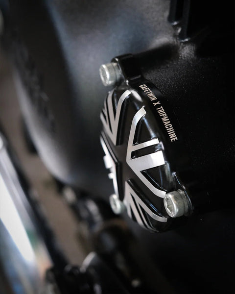 Tappo Carter Filtro Olio "Union Jack" per Royal Enfield 350cc - Cafe Twin - cafetwin