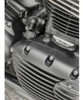 Tappo Olio Motore Nero per Triumph - Roswell - cafetwin
