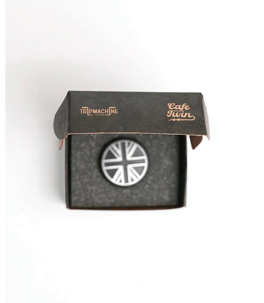 Tappo Olio Motore Nero Union Jack per Royal Enfield - cafetwin