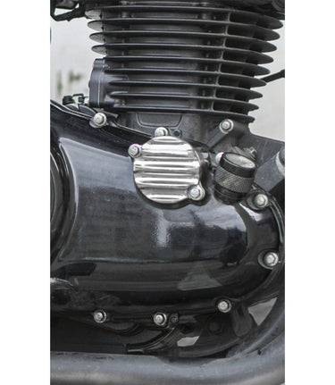 Ölstopfen Glänzender 'Ribbed' Motor für Honda CB350 / GB350 - cafetwin