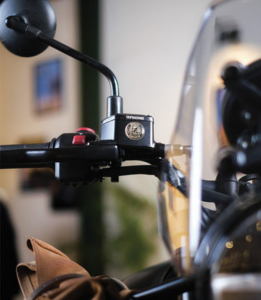 Bouchon Réservoir d’huile « Union Jack » pour Guerrilla et Himalayan 450 - cafetwin