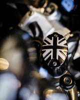 Oil Tank Cap "Union Jack" for Royal Enfield - Cafe Twin x Trip Machine - cafetwin