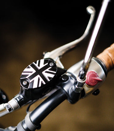 Oil Tank Cap "Union Jack" x Royal Enfield - Cafe Twin x Trip Machine - cafetwin