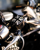 Oil Tank Cap "Union Jack" for Royal Enfield - Cafe Twin x Trip Machine - cafetwin