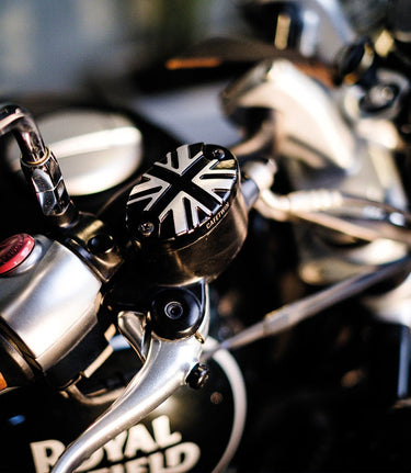 Oil Tank Cap "Union Jack" x Royal Enfield - Cafe Twin x Trip Machine - cafetwin
