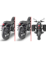 Seitliche Rahmen Motorradtaschen für Triumph - REMOVE - X - GIVI - cafetwin