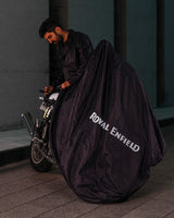 Black Royal Enfield Motorcycle Cover - cafetwin