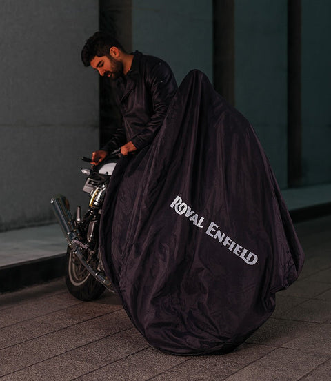 Telo Moto Nero Royal Enfield - cafetwin