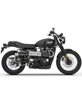 Exhaust End Cans for Triumph Street Scrambler 900 - Six Days - Zard - cafetwin