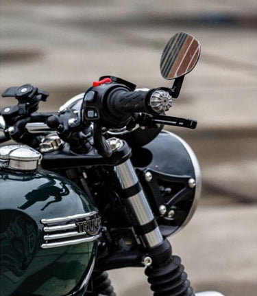 Embouts de Guidon pour Triumph - Argent - cafetwin