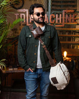 Brown Helmet Carry Strap Trip Machine - cafetwin